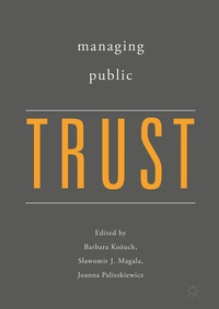 Abbildung von: Managing Public Trust - Palgrave Macmillan