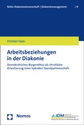 Cover: Arbeitsbeziehungen in der Diakonie - Nomos