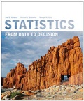 Cover: Statistics: From Data to Decision 2e + WileyPLUS Registration Card - Wiley
