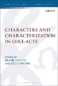 Cover: Characters and Characterization in Luke-Acts - T.& T.Clark Ltd