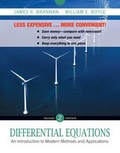 Cover: Differential Equations 2E an Introduction to Modern Methods and Applications Binder Ready Version + WileyPlus Registration Card - Wiley