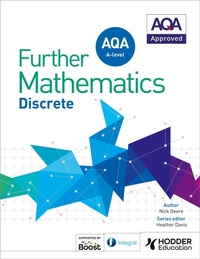 Enlarge image Cover: AQA A Level Further Mathematics Discrete - Hodder Education