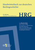 Cover: Handw&ouml;rterbuch zur deutschen Rechtsgeschichte (HRG) - Lieferungsbezug - - - Lieferung 26: Osnabr&uuml;ck-Personalit&auml;tsprinzip - Erich Schmidt Verlag