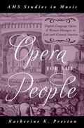 Cover: Opera for the People - OUP eBook