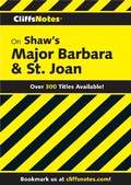 Cover: CliffsNotes on Shaw's Major Barbara & St. Joan - Cliffs Notes