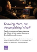 Cover: Knowing More, But Accomplishing What? - RAND