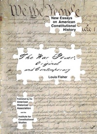 Enlarge image Cover: The War Power - American Historical Association