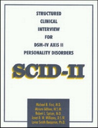 Enlarge image Cover: Structured Clinical Interview for DSM-IV Axis II Personality Disorders (SCID-II), Interview and Questionnaire - American Psychiatric Press Inc.