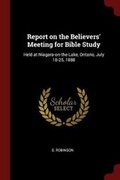 Cover: Report on the Believers' Meeting for Bible Study - Andesite Press