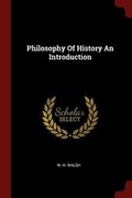 Cover: Philosophy Of History An Introduction - Andesite Press
