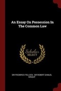 Cover: An Essay on Possession in the Common Law - Andesite Press