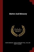 Cover: Matter and Memory - Andesite Press