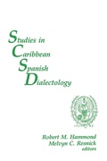 Cover: Studies in Caribbean Spanish Dialectology - Georgetown University Press