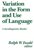 Cover: Variation in the Form and Use of Language - Georgetown University Press