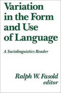 Abbildung von: Variation in the Form and Use of Language - Georgetown University Press