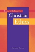 Cover: Journal of the Society of Christian Ethics - Georgetown University Press