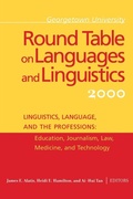 Cover: Georgetown University Round Table on Languages and Linguistics (GURT) 2000: Linguistics, Language, and the Professions - Georgetown University Press