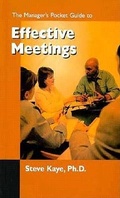 Cover: The Manager's Pocket Guide to Effective Meetings - HRD Press Inc.,U.S.