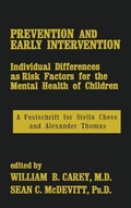 Cover: Prevention And Early Intervention - Brunner-Mazel Inc