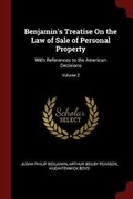 Cover: Benjamin's Treatise on the Law of Sale of Personal Property - Andesite Press