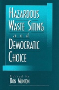 Cover: Hazardous Waste Siting and Democratic Choice - Georgetown University Press