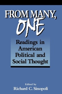 Enlarge image Cover: From Many, One - Georgetown University Press