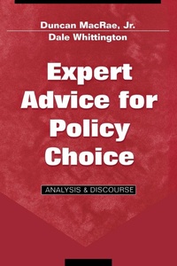 Enlarge image Cover: Expert Advice for Policy Choice - Georgetown University Press