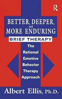 Enlarge image Cover: Better, Deeper And More Enduring Brief Therapy - Brunner-Mazel Inc