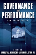 Cover: Governance and Performance - Georgetown University Press