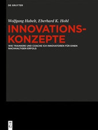 Abbildung von: Innovationskonzepte - De Gruyter Oldenbourg