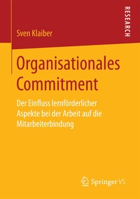Abbildung von: Organisationales Commitment - Springer VS