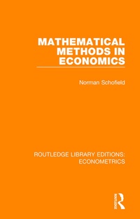 Enlarge image Cover: Mathematical Methods in Economics - Routledge