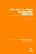 Cover: Dynamic Linear Economic Models - Routledge