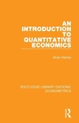 Cover: An Introduction to Quantitative Economics - Routledge