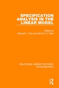 Cover: Specification Analysis in the Linear Model - Routledge