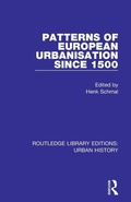 Cover: Patterns of European Urbanisation Since 1500 - Routledge