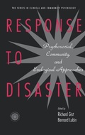 Cover: Response to Disaster - Brunner-Mazel Inc