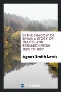 Cover: In the Shadow of Sinai - Trieste Publishing