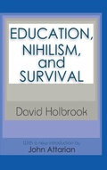 Cover: Education, Nihilism, and Survival - Routledge