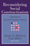 Cover: Reconsidering Social Constructionism - Routledge