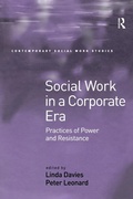 Cover: Social Work in a Corporate Era - Routledge
