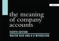 Cover: The Meaning of Company Accounts - Routledge