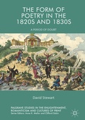 Cover: The Form of Poetry in the 1820s and 1830s - Palgrave Macmillan