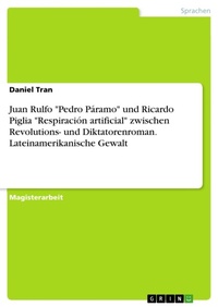 Abbildung von: Juan Rulfo "Pedro Paramo" und Ricardo Piglia "Respiracion artificial" zwischen Revolutions- und Diktatorenroman. Lateinamerikanische Gewalt - GRIN Verlag