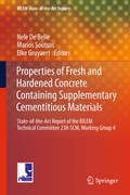 Cover: Properties of Fresh and Hardened Concrete Containing Supplementary Cementitious Materials - Springer