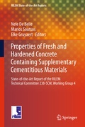 Cover: Properties of Fresh and Hardened Concrete Containing Supplementary Cementitious Materials - Springer