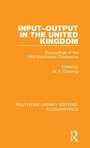 Cover: Input-Output in the United Kingdom - Routledge