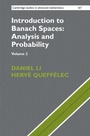 Cover: Introduction to Banach Spaces: Analysis and Probability: Volume 2 - Cambridge University Press
