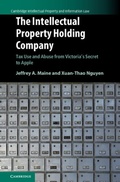 Cover: The Intellectual Property Holding Company - Cambridge University Press