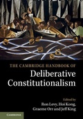 Cover: The Cambridge Handbook of Deliberative Constitutionalism - Cambridge University Press